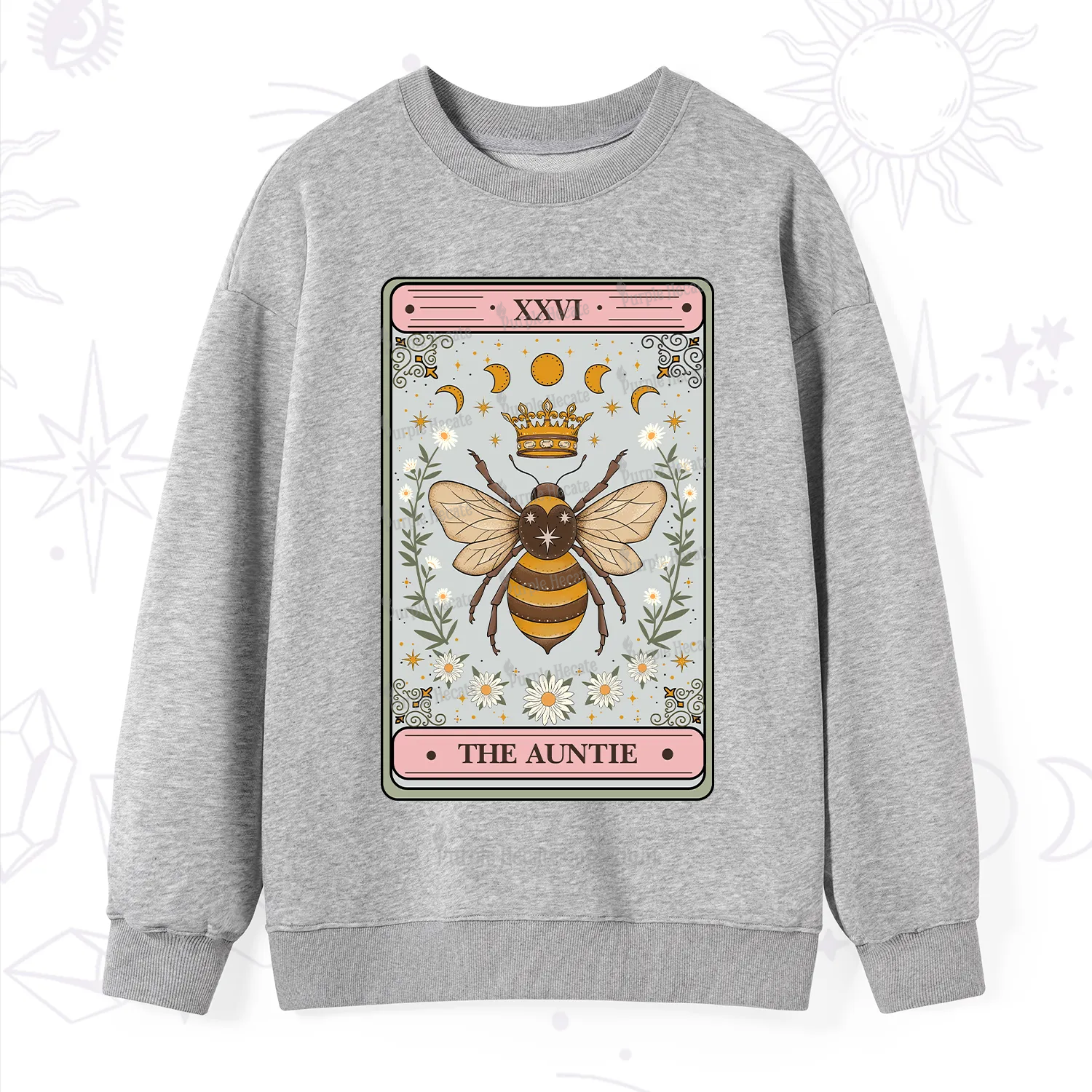 Purplehecate The Auntie Tarot Sweatshirt