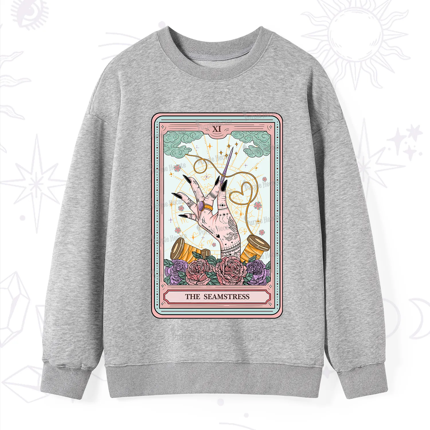 Purplehecate The Seamstress Tarot Sweatshirt