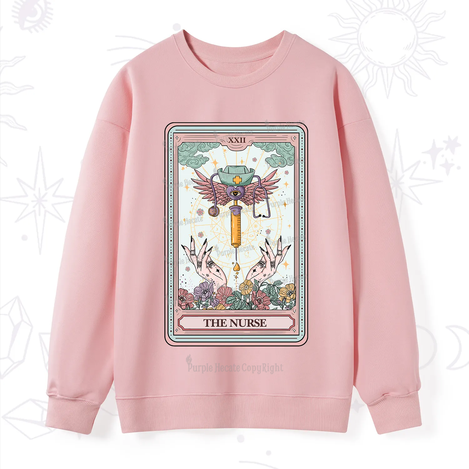 Purplehecate The ER Nurse Tarot Sweatshirt