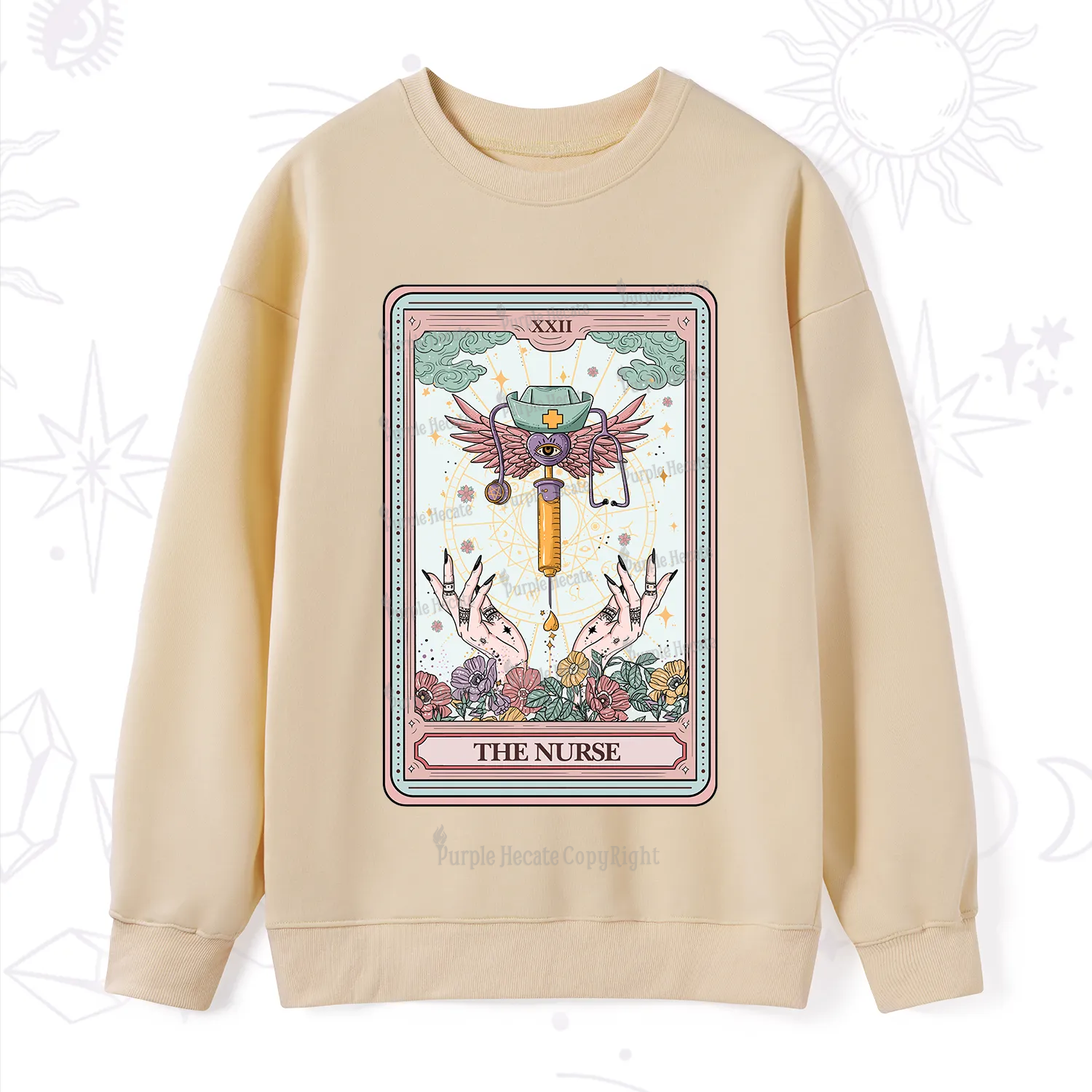 Purplehecate The ER Nurse Tarot Sweatshirt