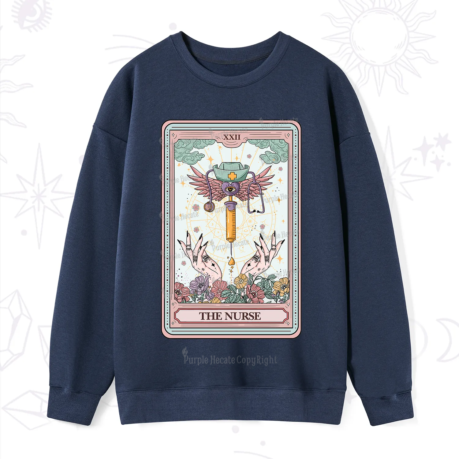 Purplehecate The ER Nurse Tarot Sweatshirt