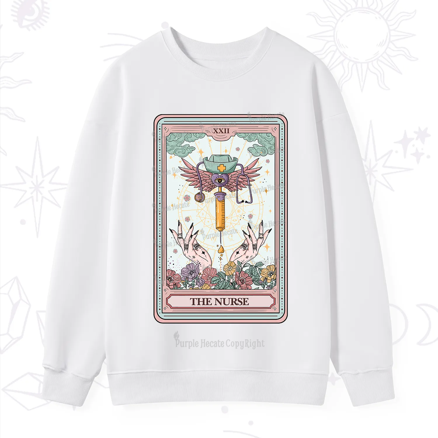 Purplehecate The ER Nurse Tarot Sweatshirt