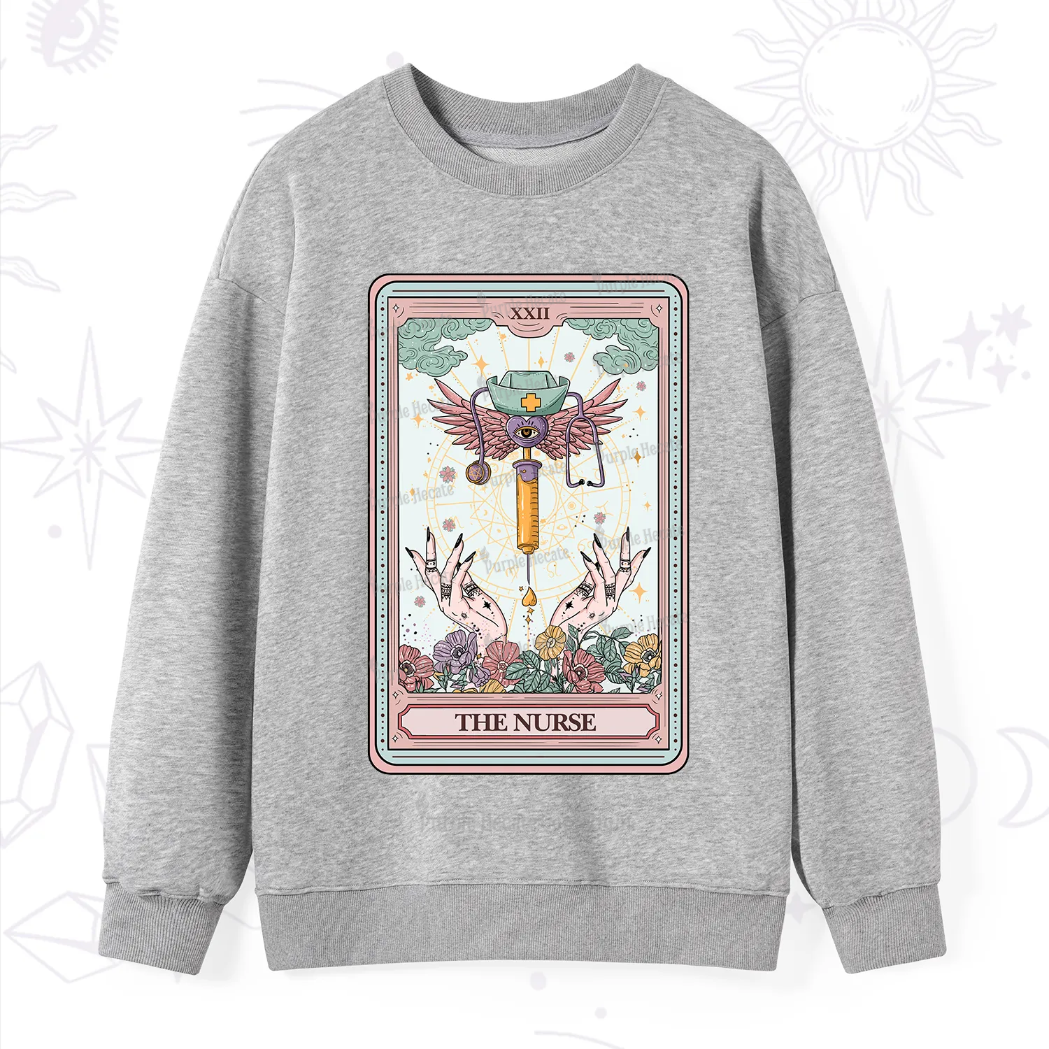 Purplehecate The ER Nurse Tarot Sweatshirt