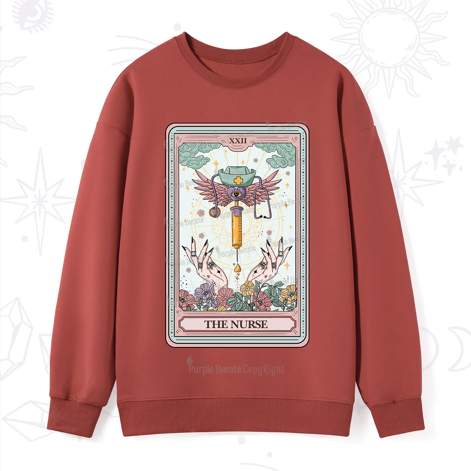 Purplehecate The ER Nurse Tarot Sweatshirt