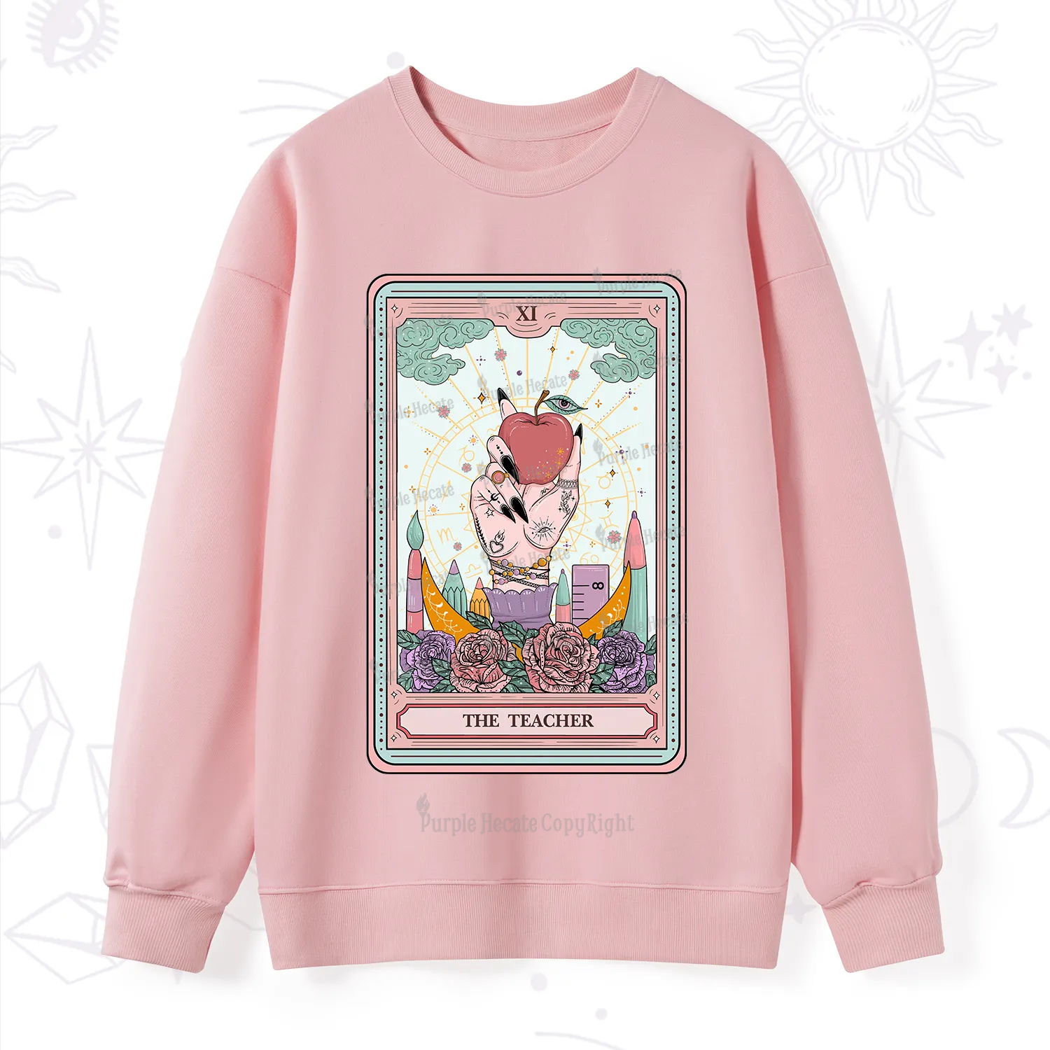 Purplehecate The Teacher Tarot Sweatshirt