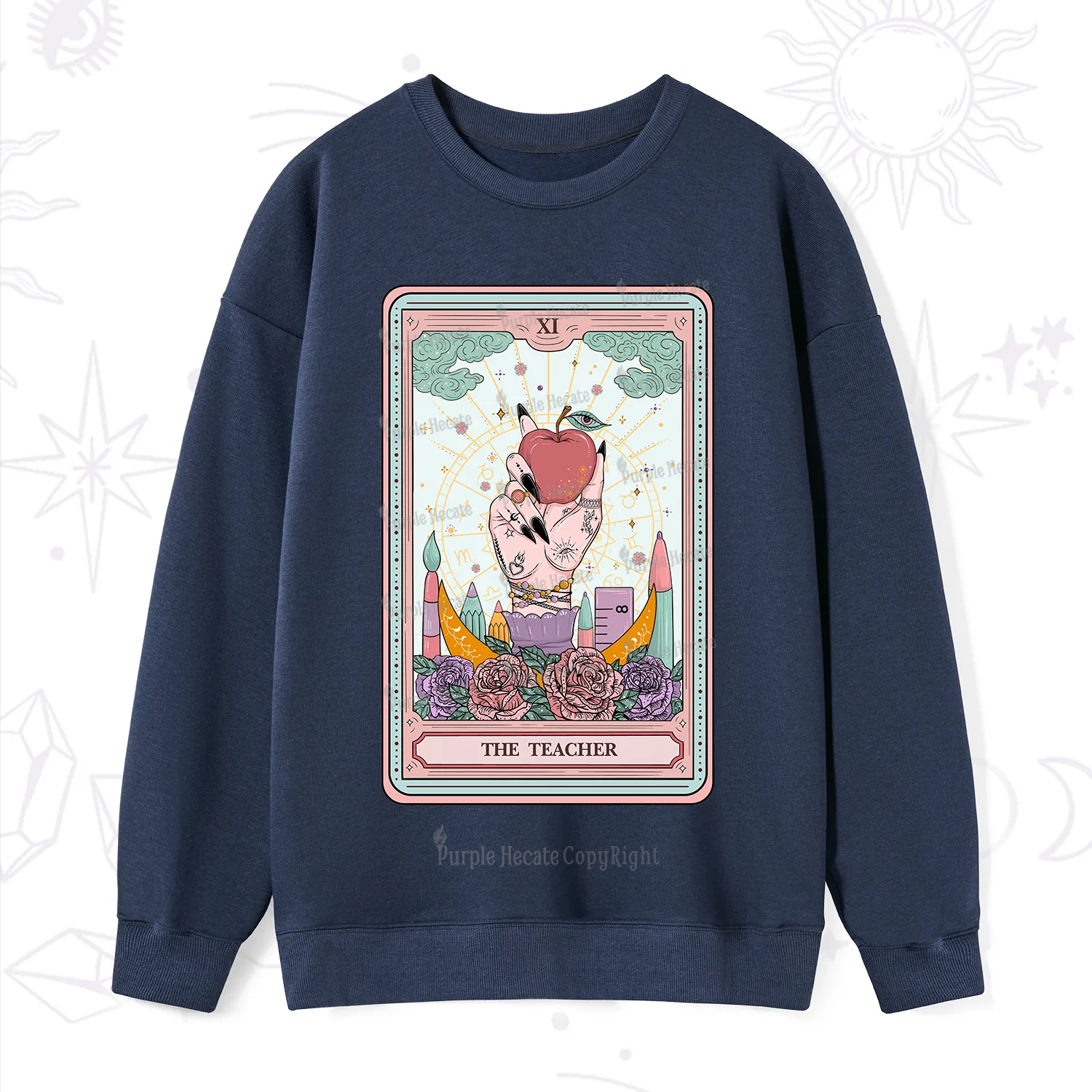 Purplehecate The Teacher Tarot Sweatshirt