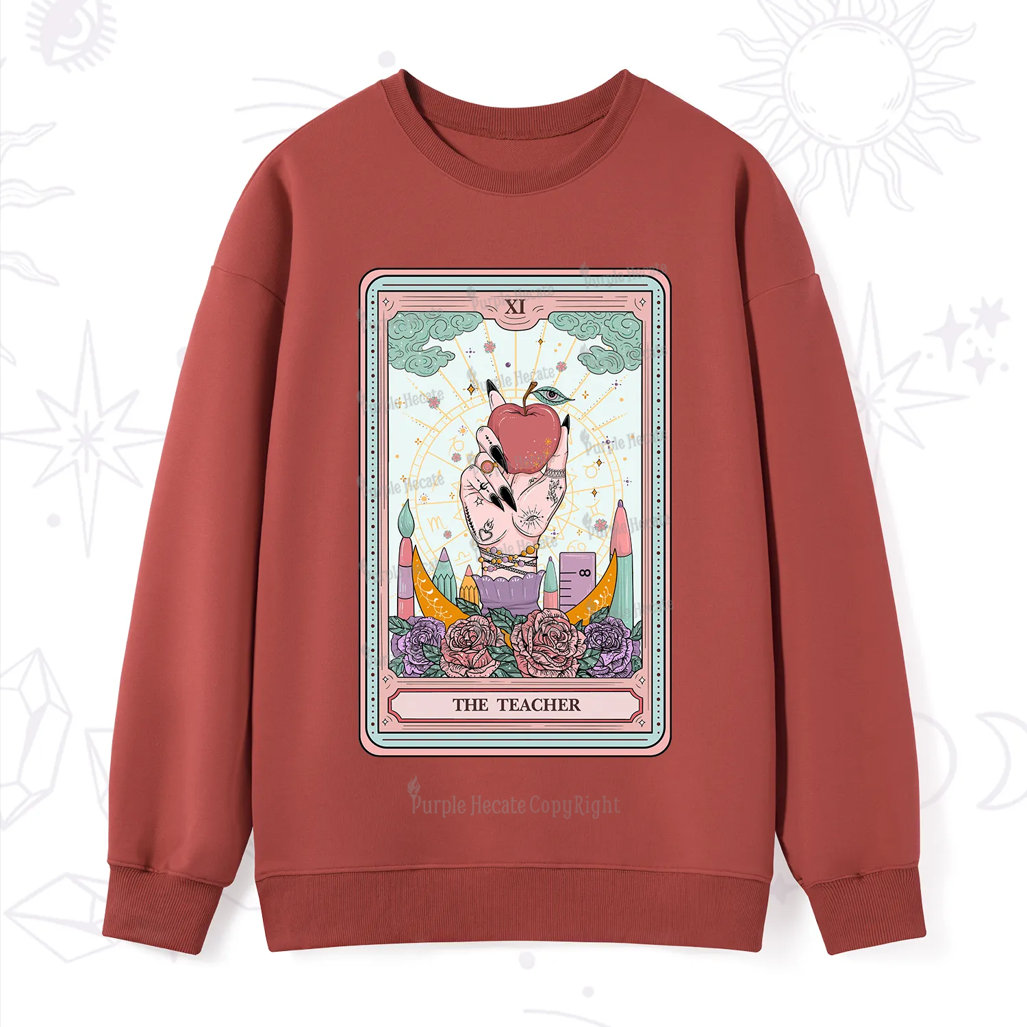 Purplehecate The Teacher Tarot Sweatshirt