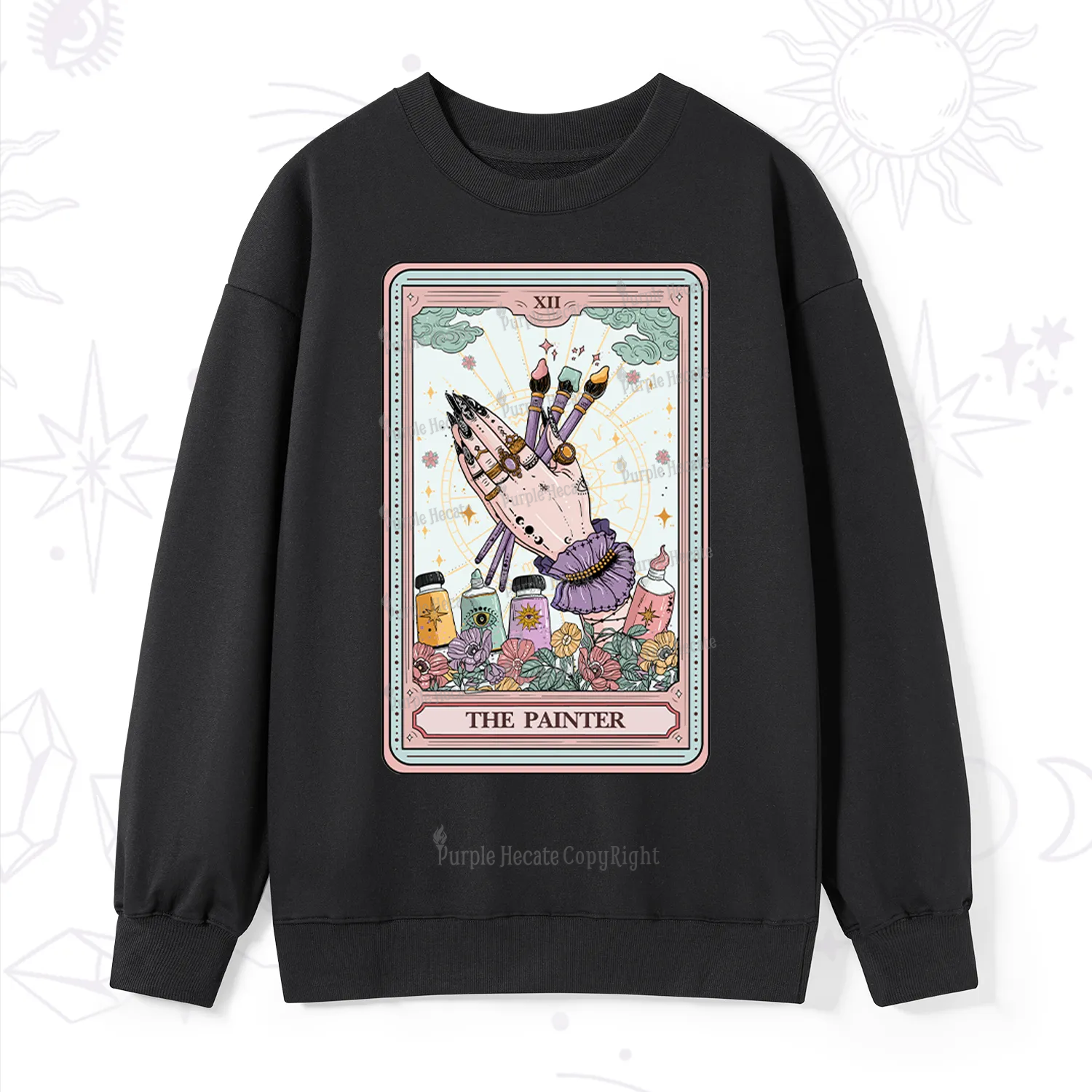 Purplehecate The Occult Painter Tarot Sweatshirt