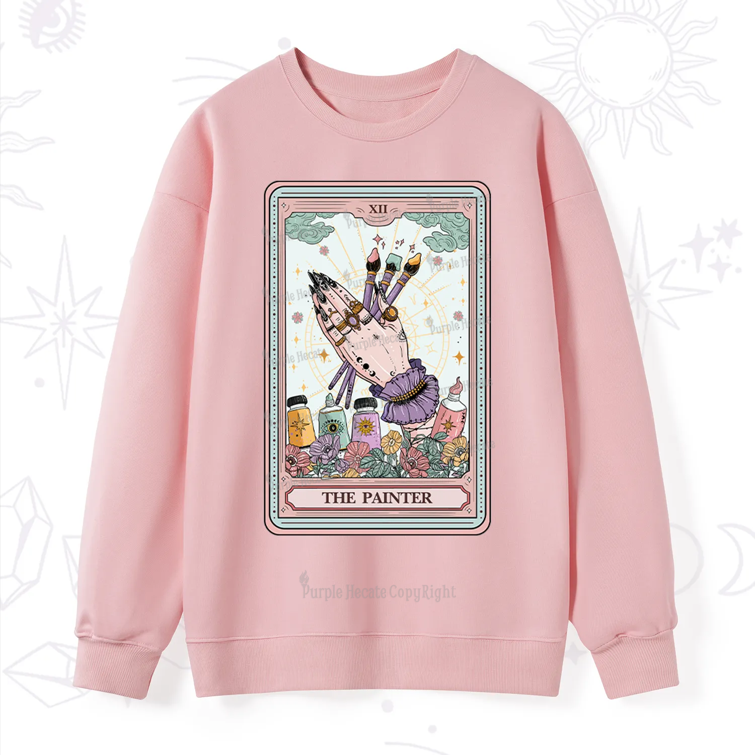 Purplehecate The Occult Painter Tarot Sweatshirt