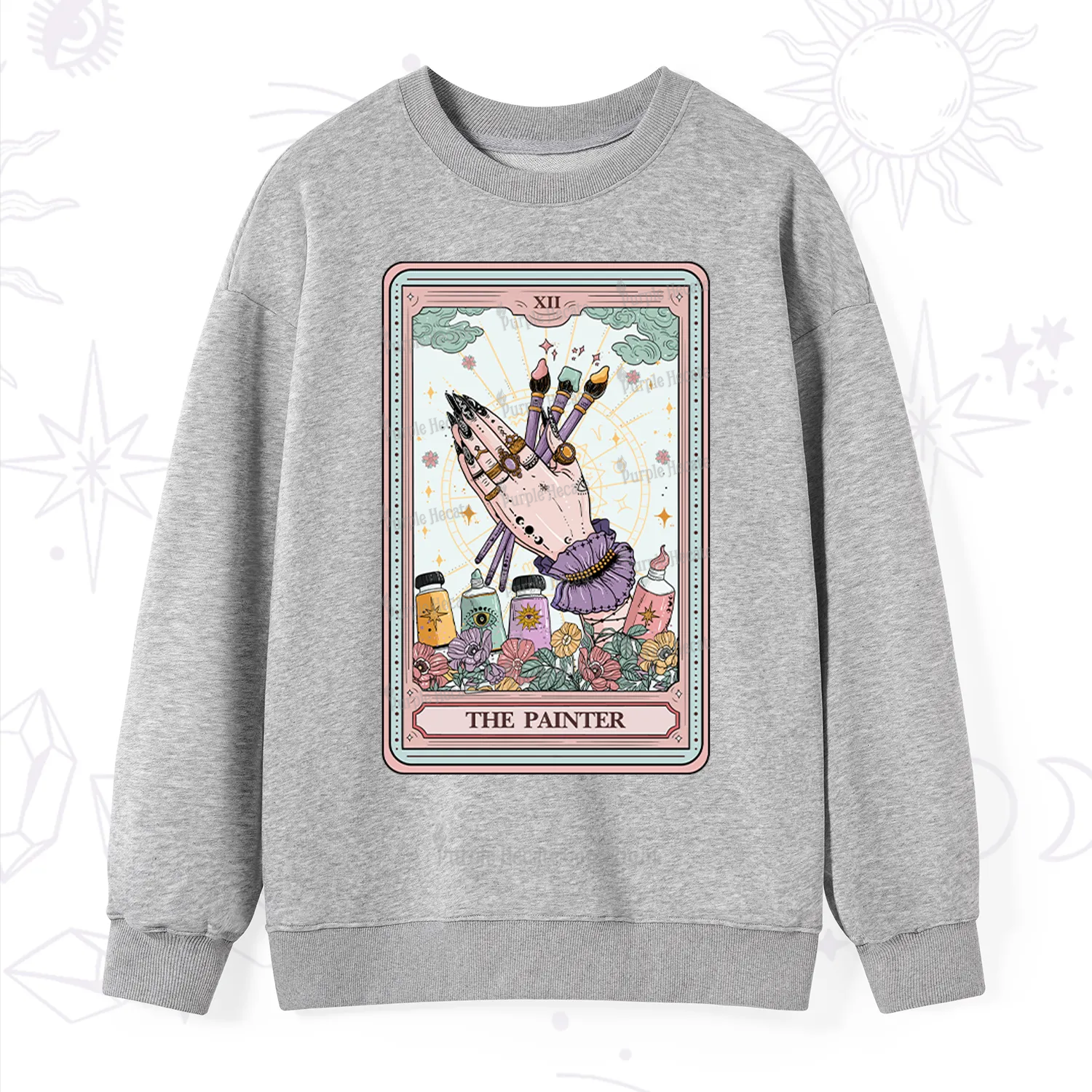 Purplehecate The Occult Painter Tarot Sweatshirt