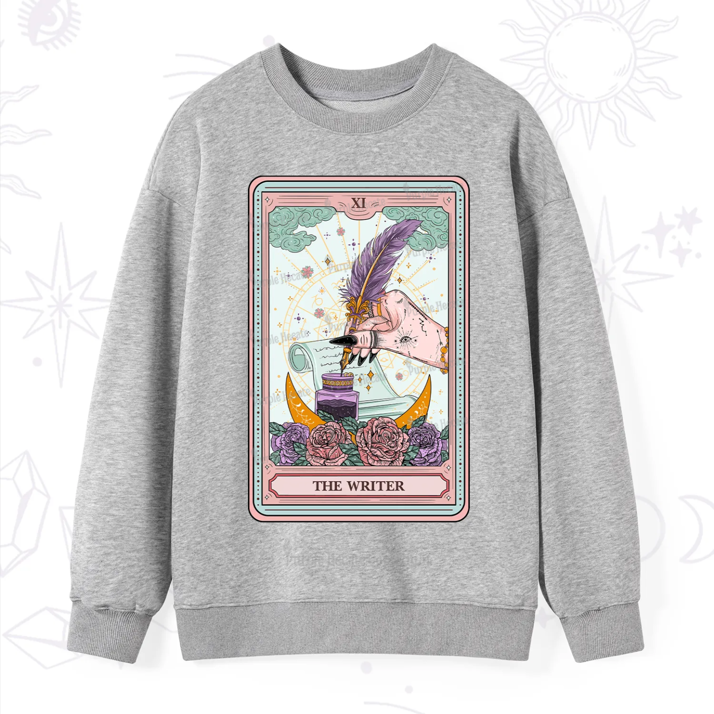 Purplehecate The Writer Tarot Sweatshirt