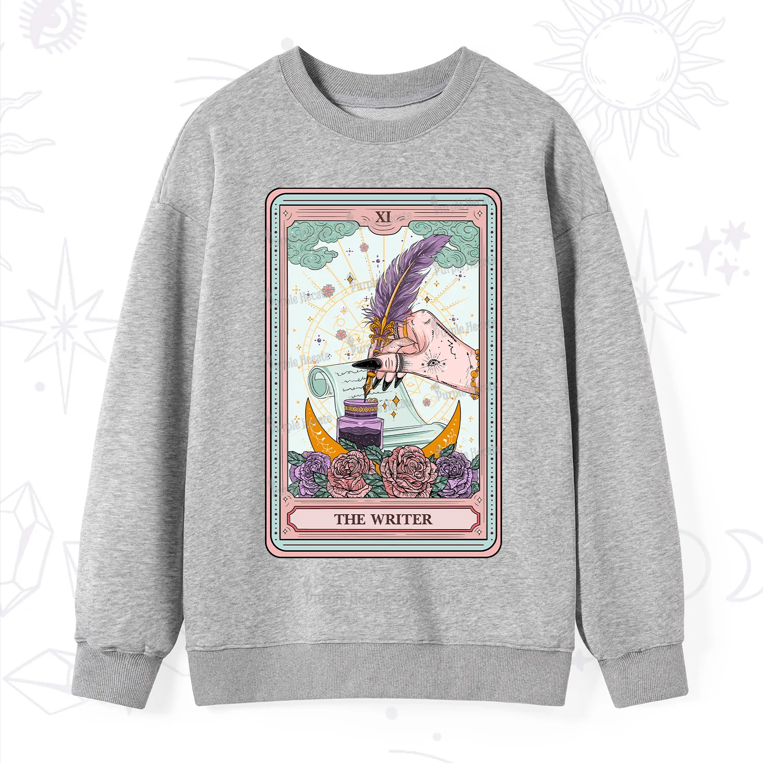 Purplehecate The Writer Tarot Sweatshirt