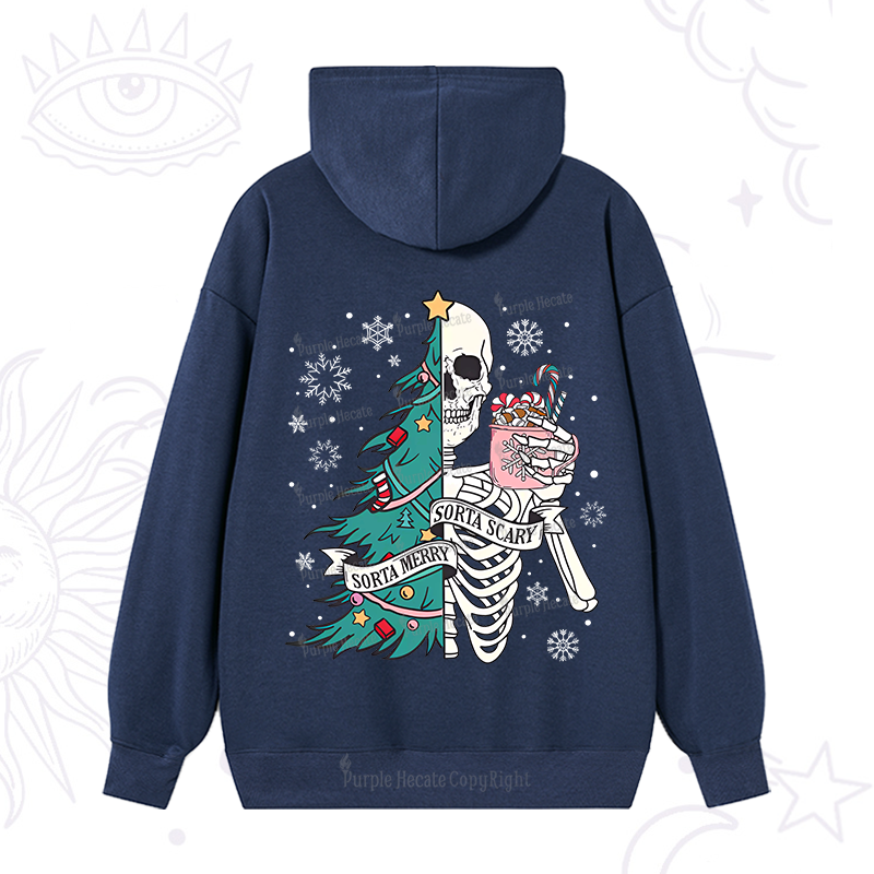 Purplehecate Sorta Merry Sorta Scary Christmas Hoodie