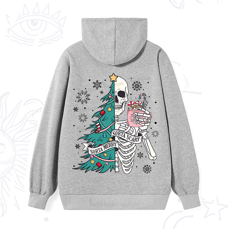 Purplehecate Sorta Merry Sorta Scary Christmas Hoodie