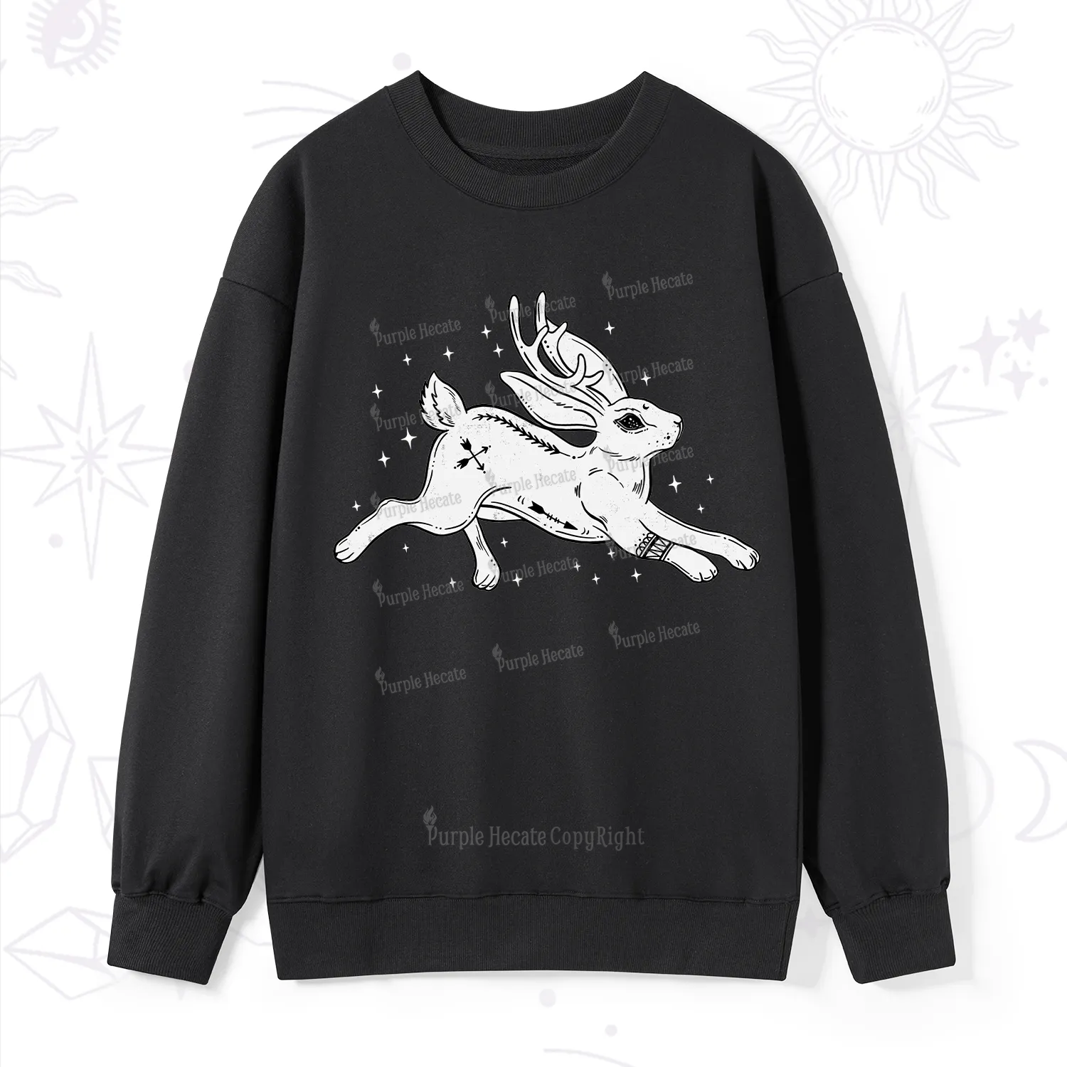Purplehecate Starwitch Familiar Sweatshirt