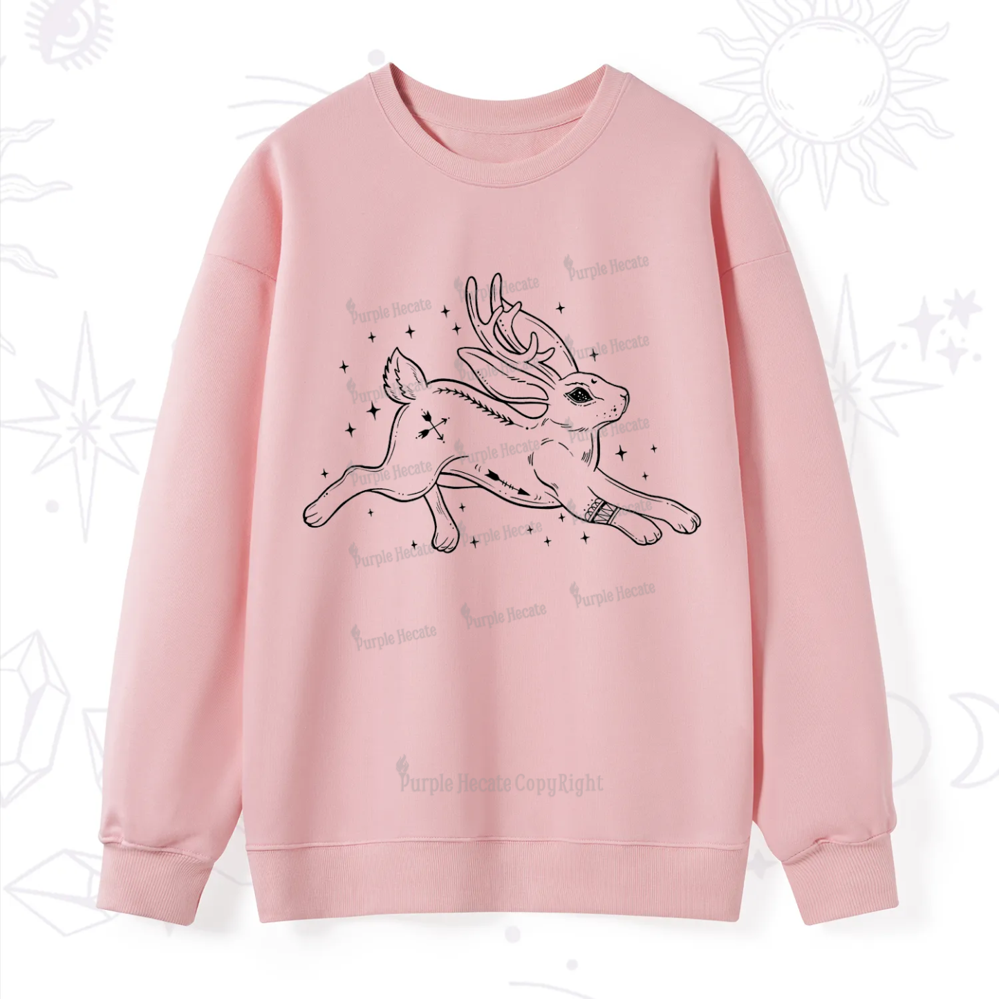 Purplehecate Starwitch Familiar Sweatshirt