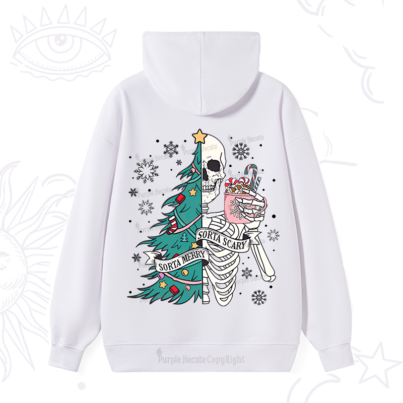 Purplehecate Sorta Merry Sorta Scary Christmas Hoodie