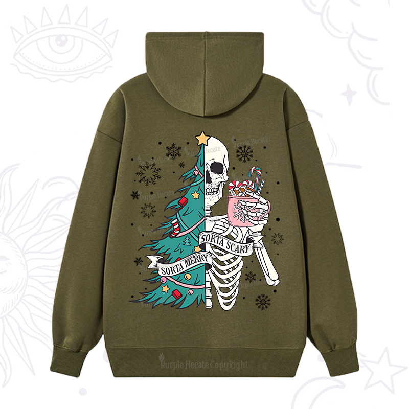 Purplehecate Sorta Merry Sorta Scary Christmas Hoodie