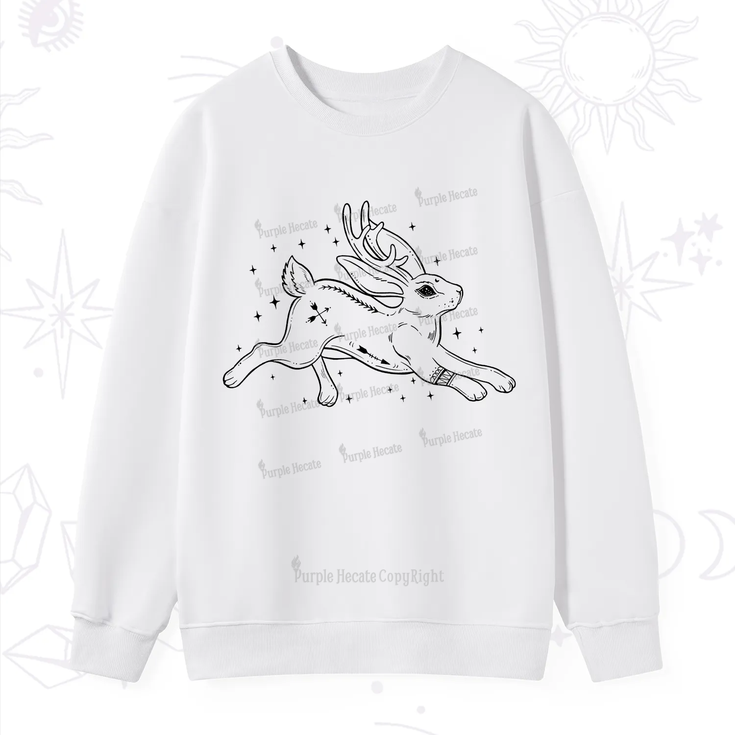 Purplehecate Starwitch Familiar Sweatshirt