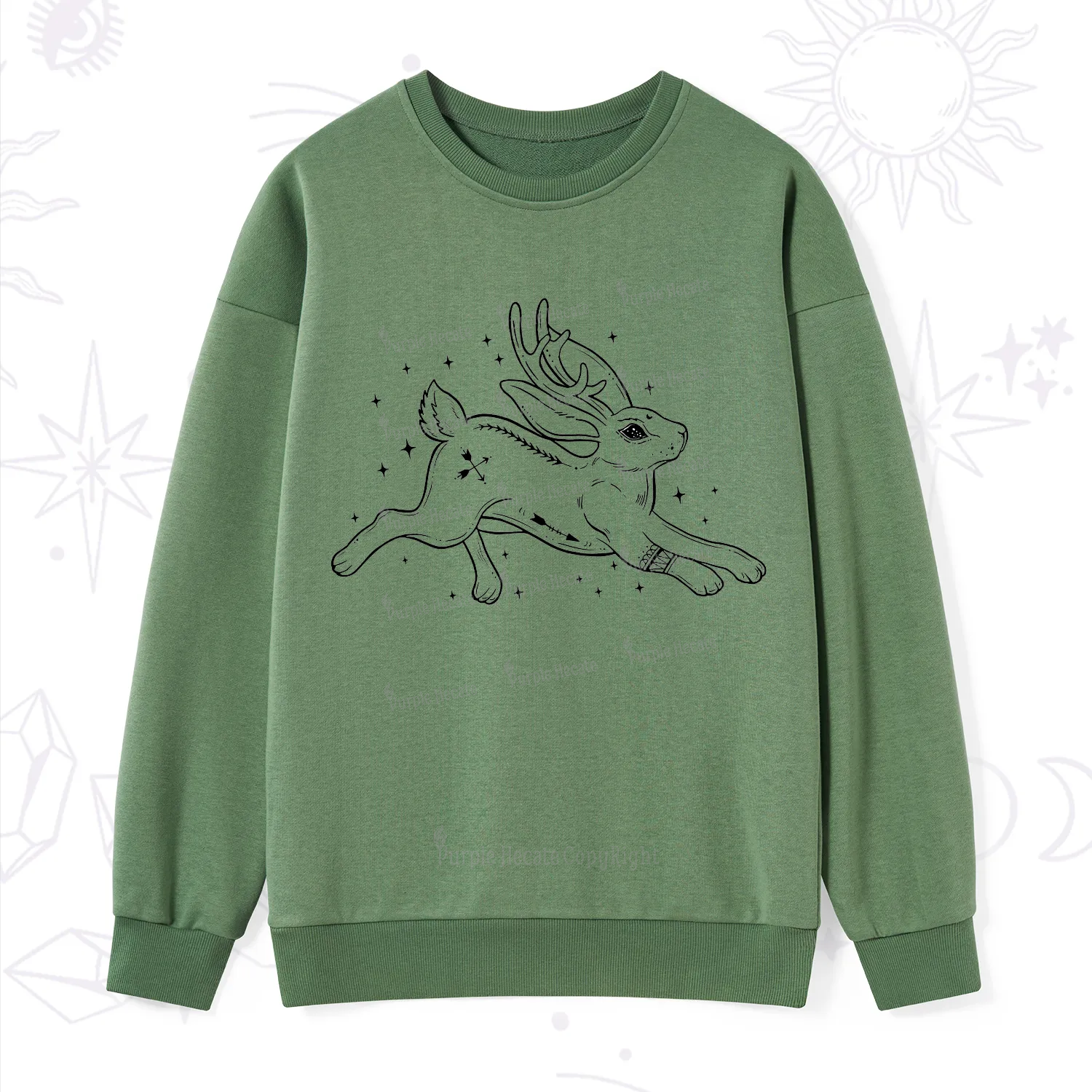 Purplehecate Starwitch Familiar Sweatshirt