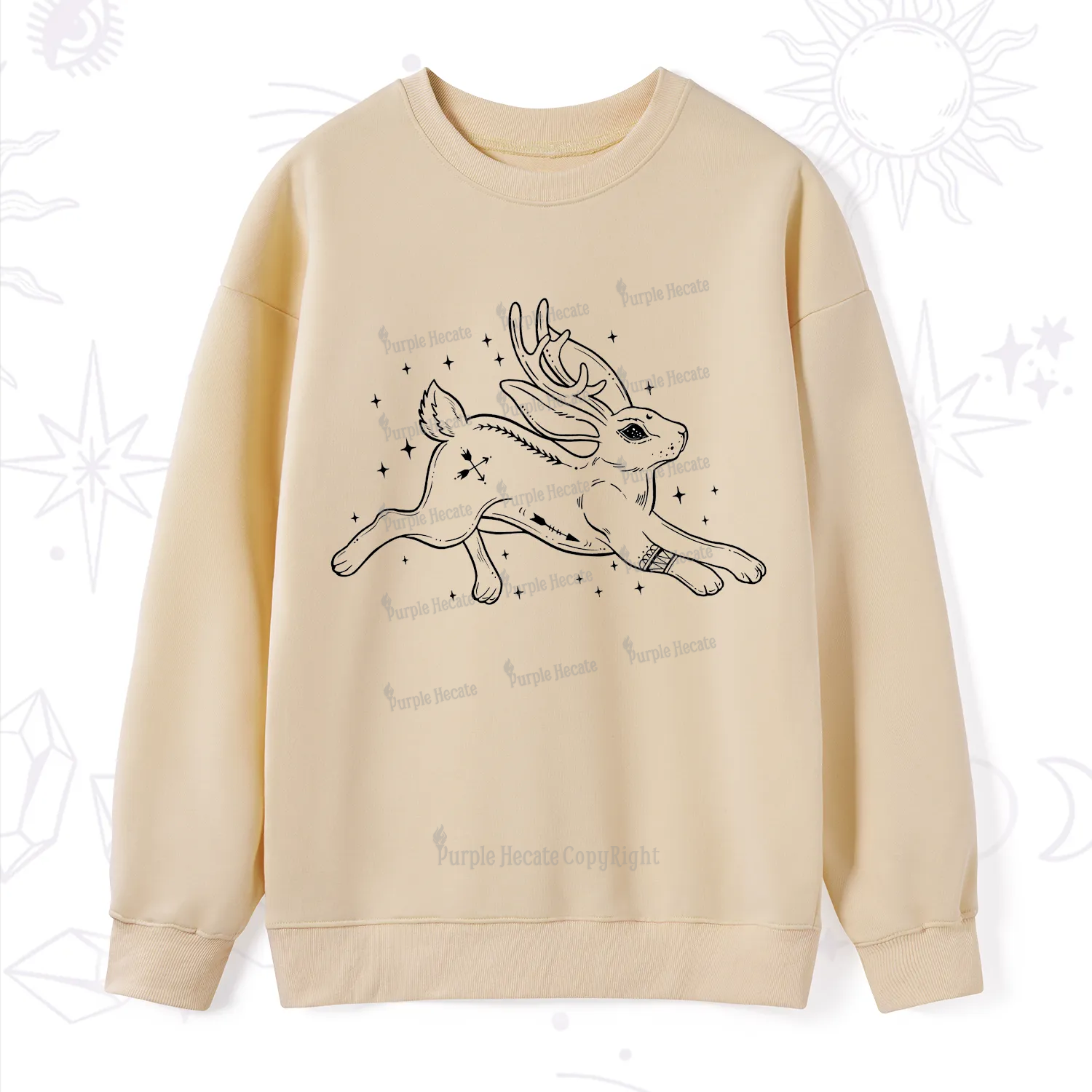 Purplehecate Starwitch Familiar Sweatshirt