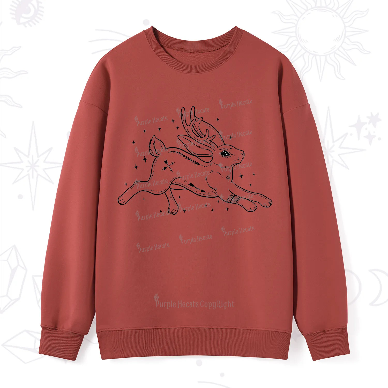 Purplehecate Starwitch Familiar Sweatshirt