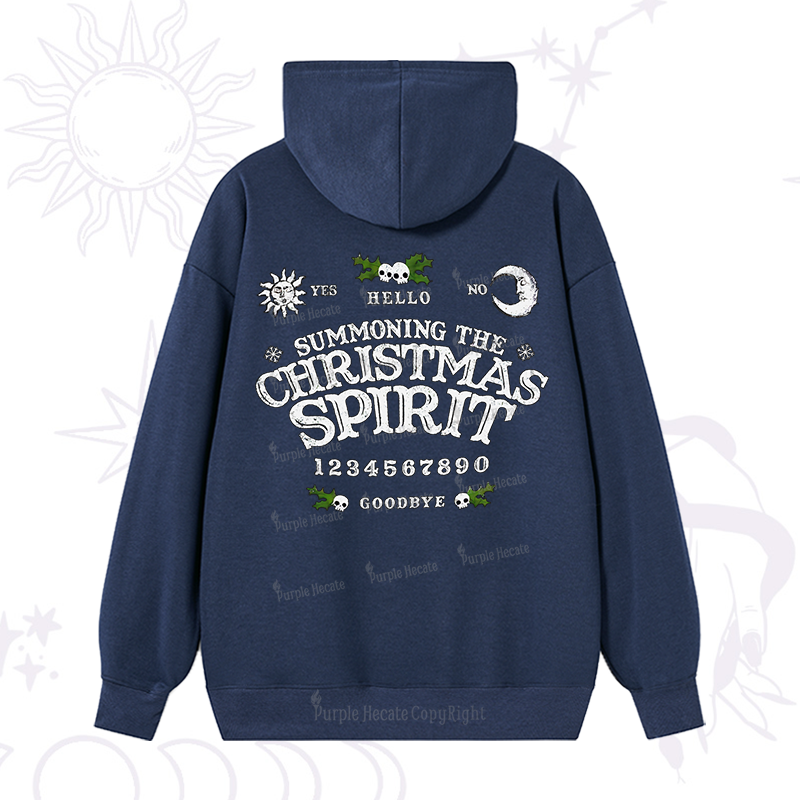 Purplehecate Summon The Christmas Spirit Hoodie
