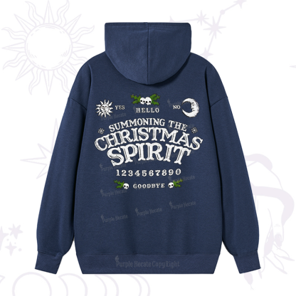 Purplehecate Summon The Christmas Spirit Hoodie
