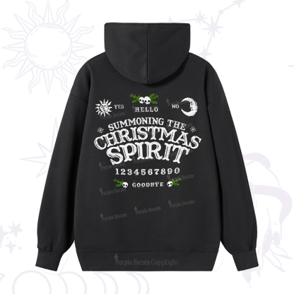 Purplehecate Summon The Christmas Spirit Hoodie