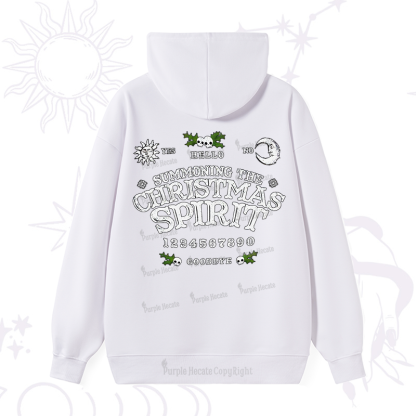 Purplehecate Summon The Christmas Spirit Hoodie