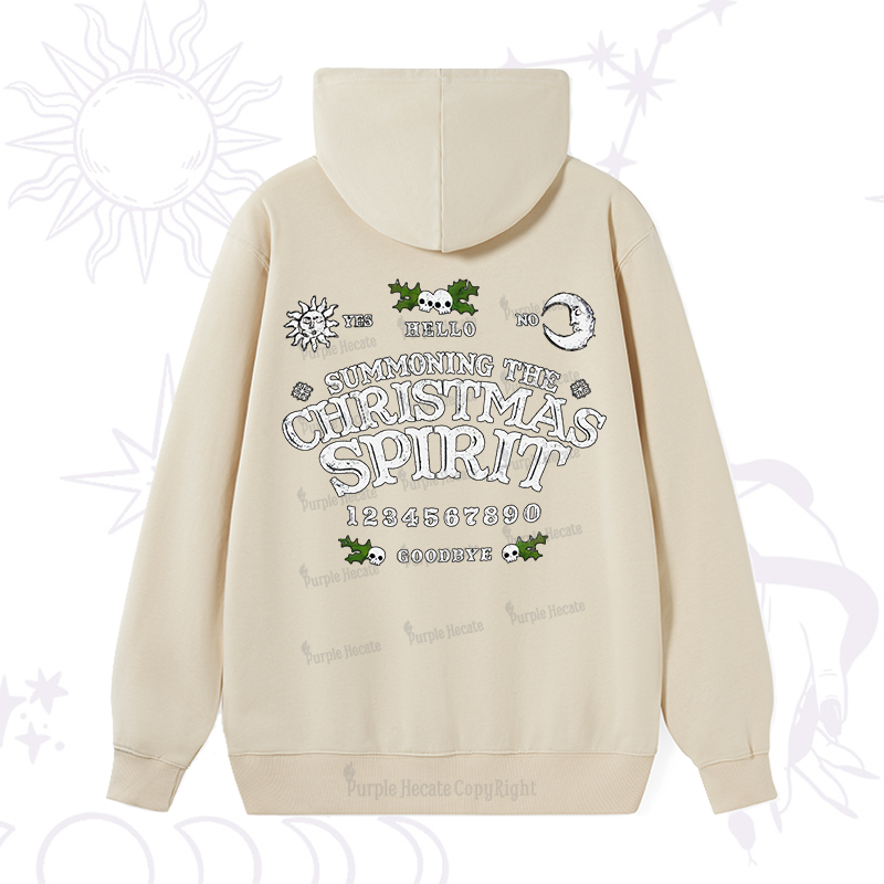 Purplehecate Summon The Christmas Spirit Hoodie
