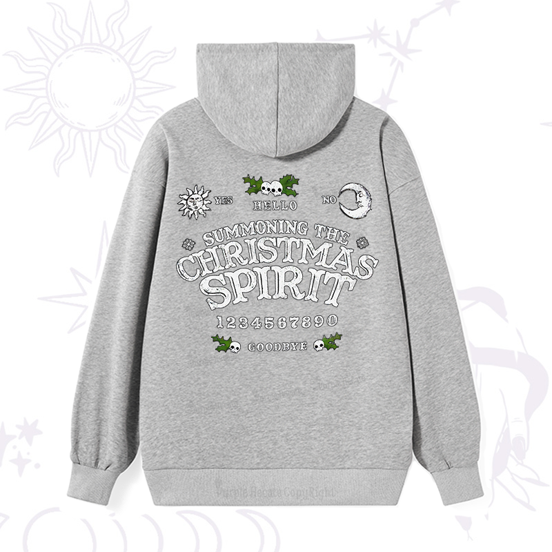 Purplehecate Summon The Christmas Spirit Hoodie