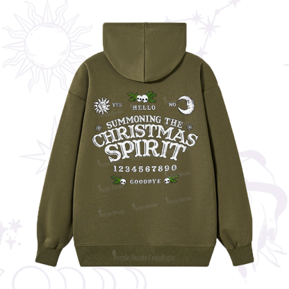 Purplehecate Summon The Christmas Spirit Hoodie
