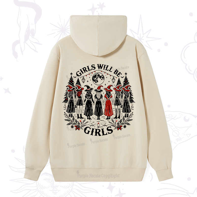 Purplehecate Christmas Girls Will Be Girls Witch Hoodie