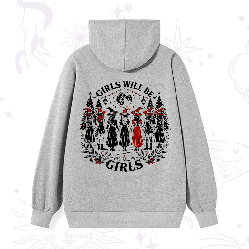 Purplehecate Christmas Girls Will Be Girls Witch Hoodie