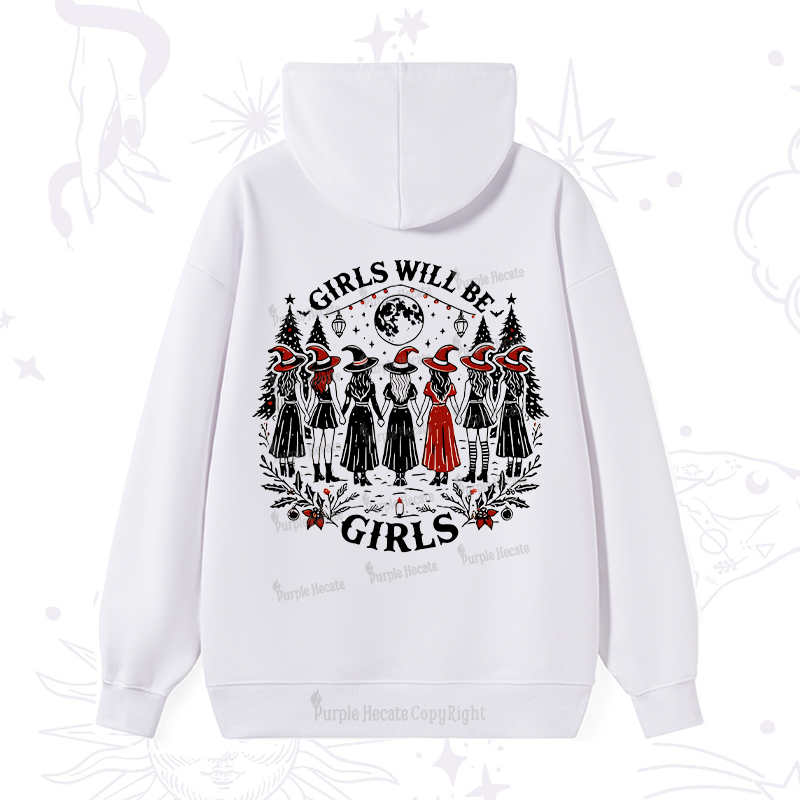 Purplehecate Christmas Girls Will Be Girls Witch Hoodie