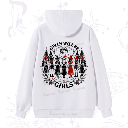 Purplehecate Christmas Girls Will Be Girls Witch Hoodie