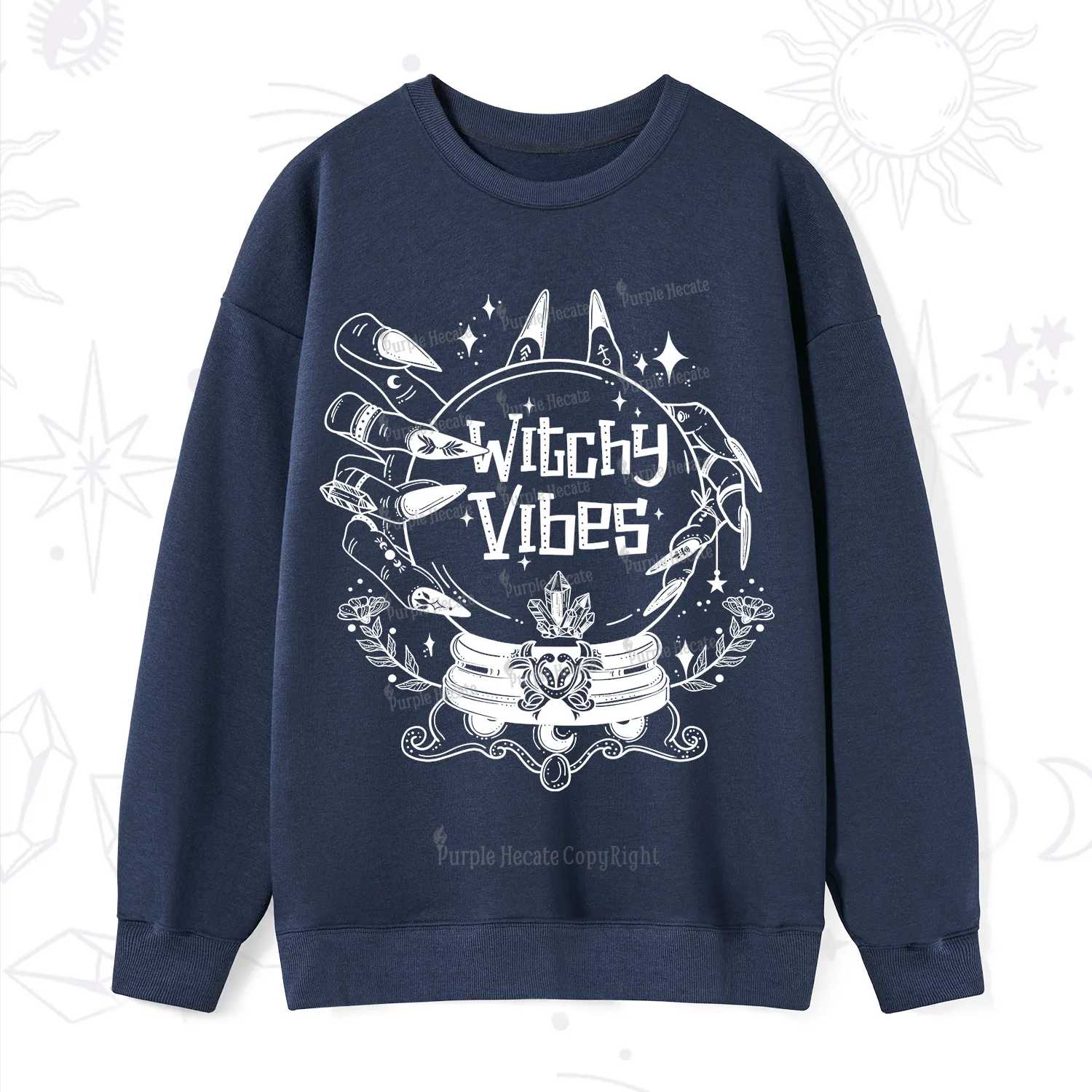 Purplehecate Witchy Vibes Sweatshirt