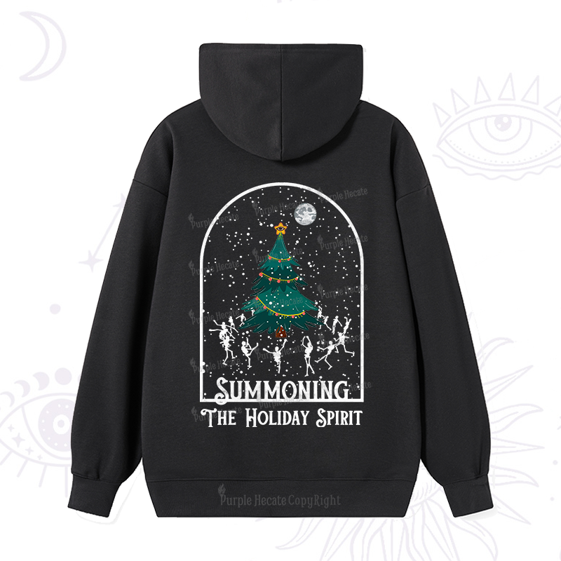 Purplehecate Christmas The Holiday Spirit Hoodie