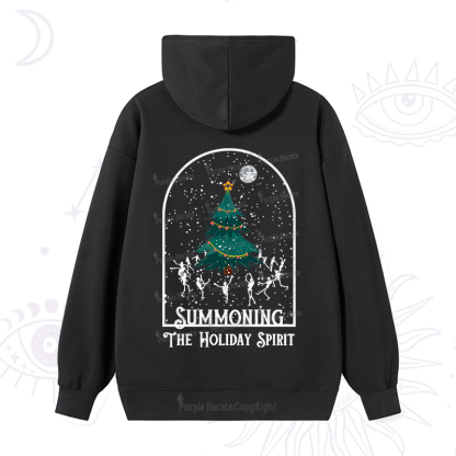 Purplehecate Christmas The Holiday Spirit Hoodie
