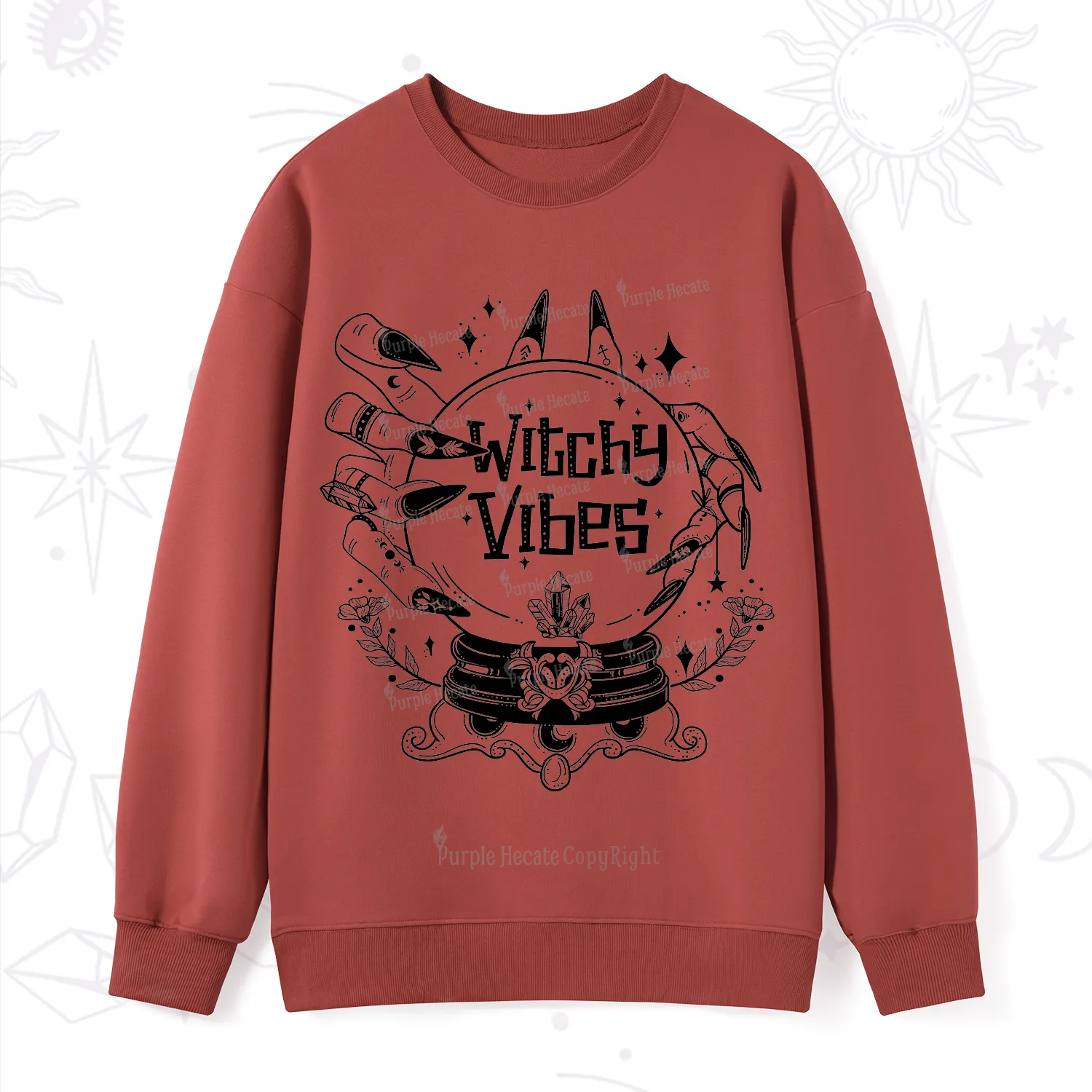 Purplehecate Witchy Vibes Sweatshirt