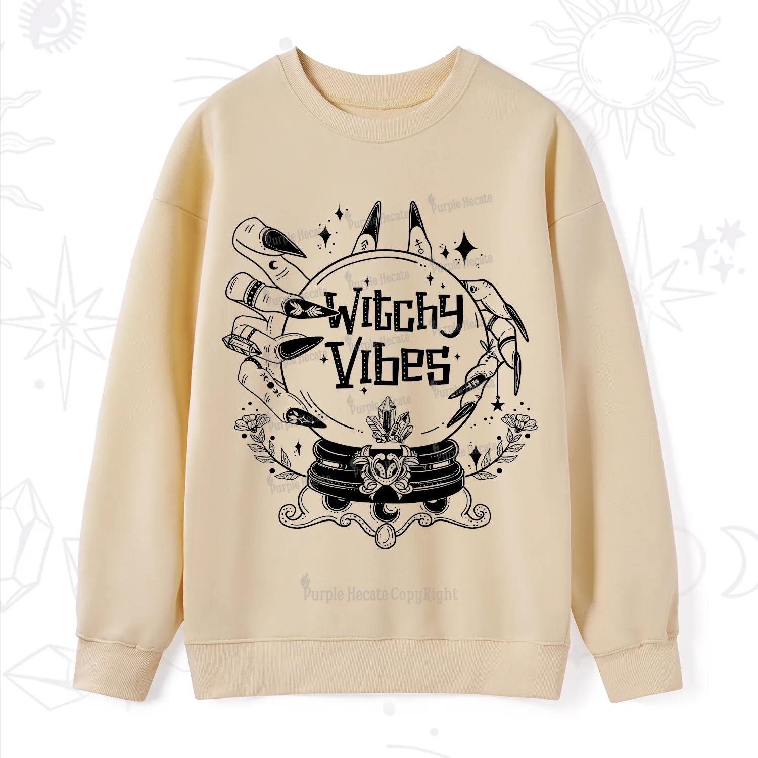 Purplehecate Witchy Vibes Sweatshirt