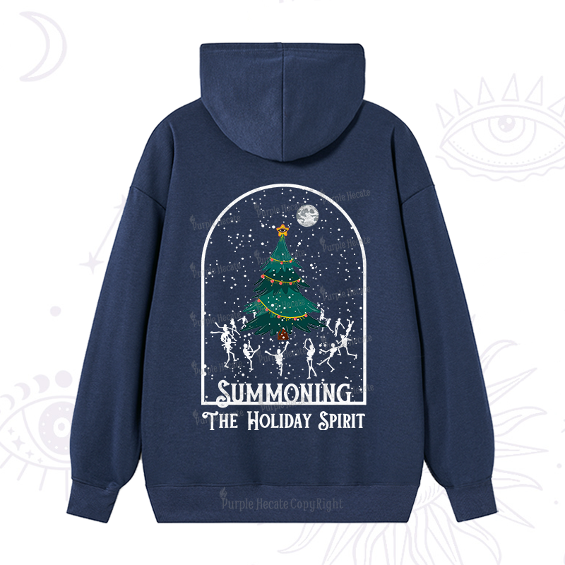 Purplehecate Christmas The Holiday Spirit Hoodie