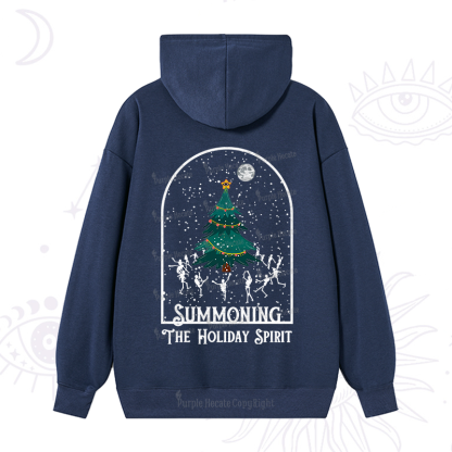 Purplehecate Christmas The Holiday Spirit Hoodie