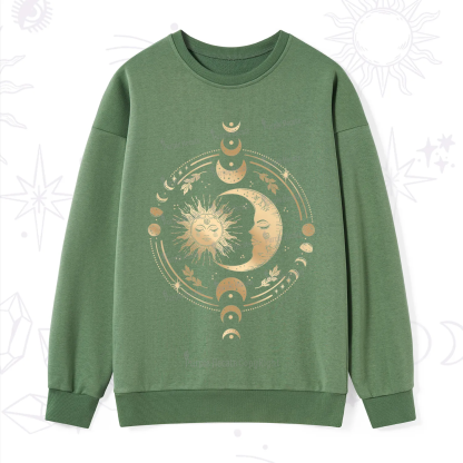 Purplehecate Celestial Sun and Moon Sweatshirt
