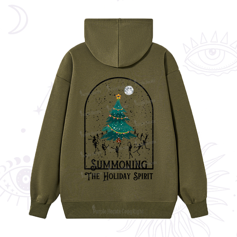 Purplehecate Christmas The Holiday Spirit Hoodie