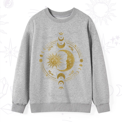 Purplehecate Celestial Sun and Moon Sweatshirt