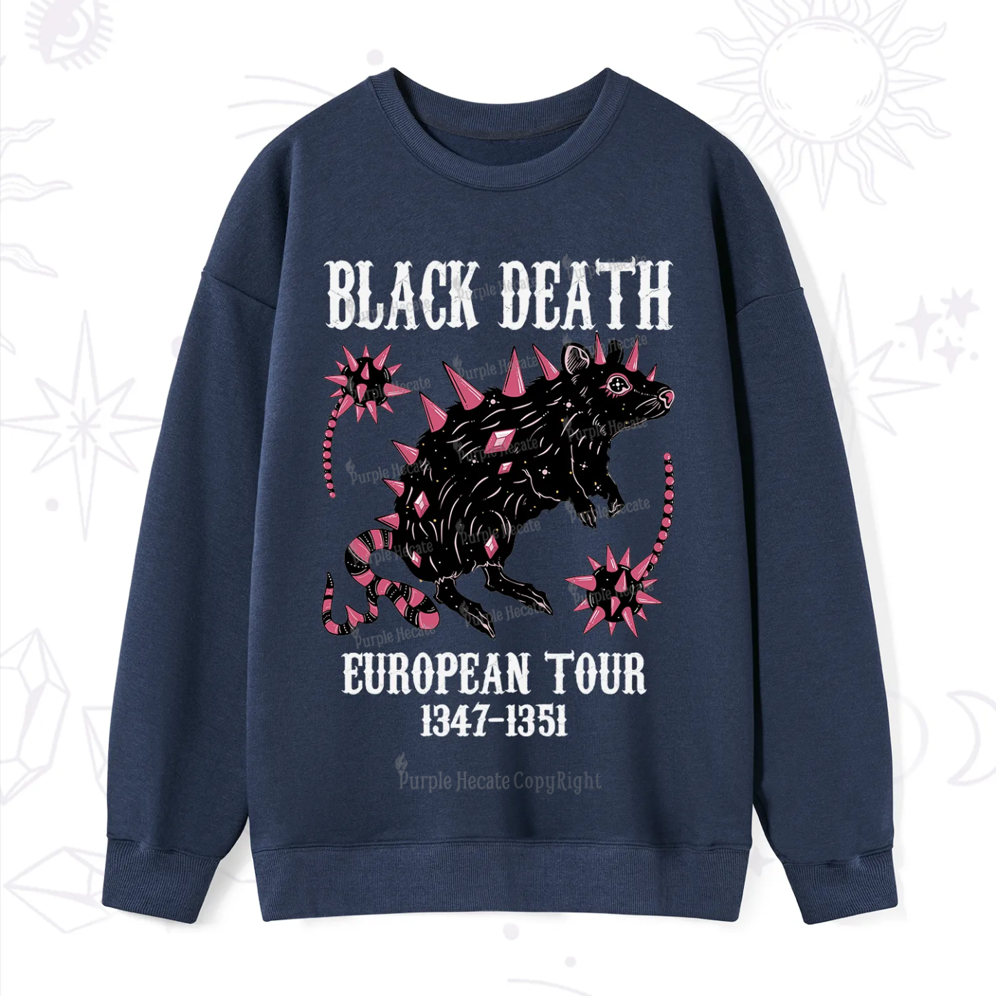 Purplehecate Black Death Sweatshirt