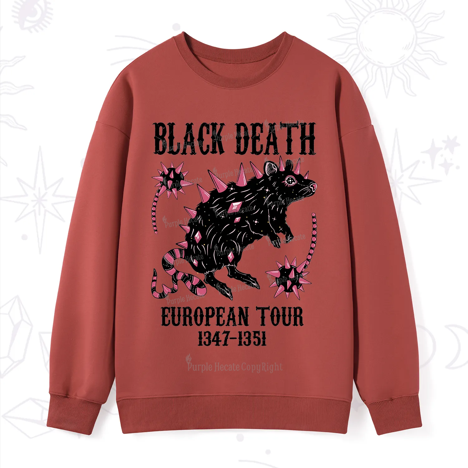 Purplehecate Black Death Sweatshirt