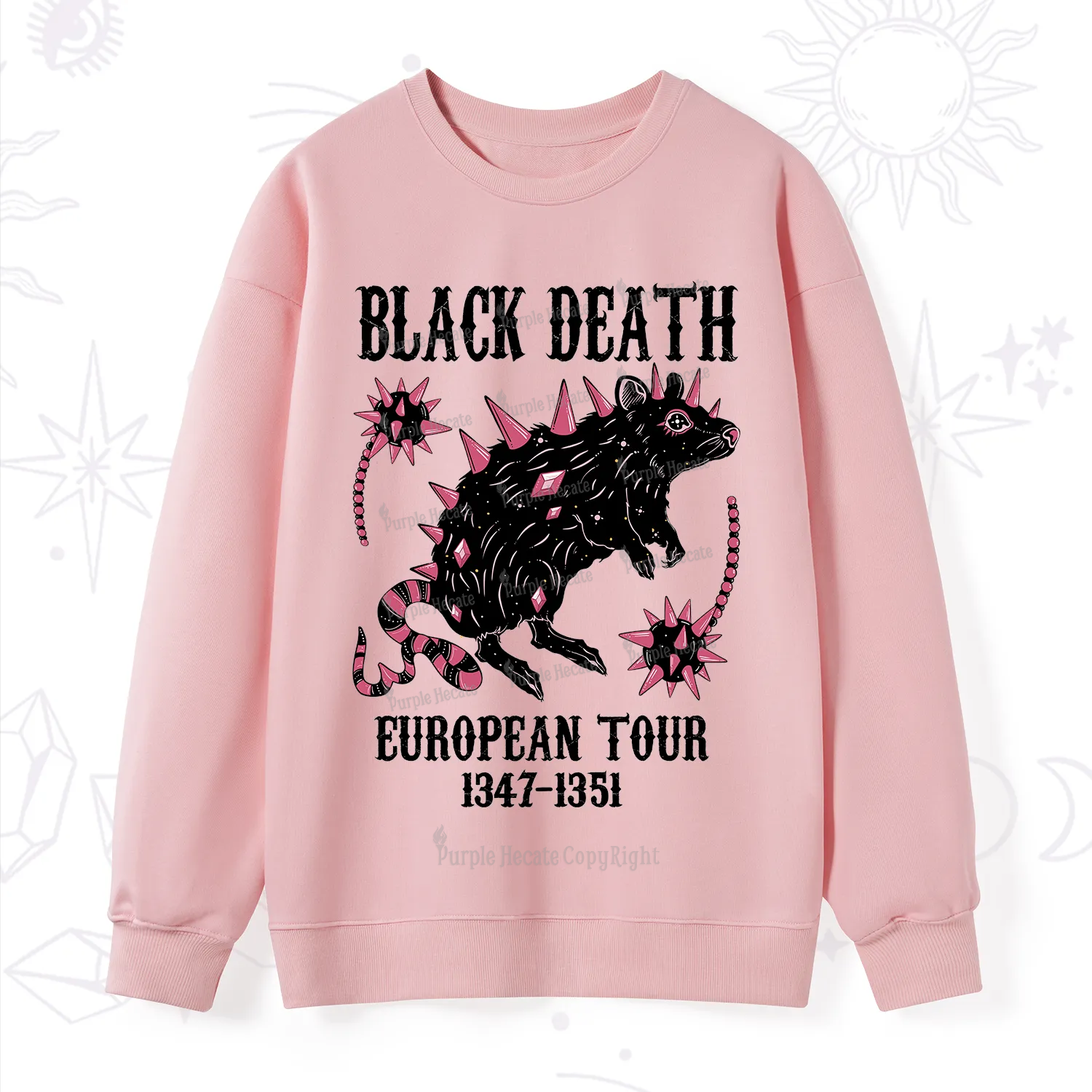 Purplehecate Black Death Sweatshirt